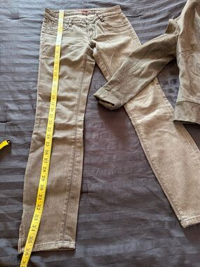 Let's Make Love in London Embroidered Waist Corduroy Pants